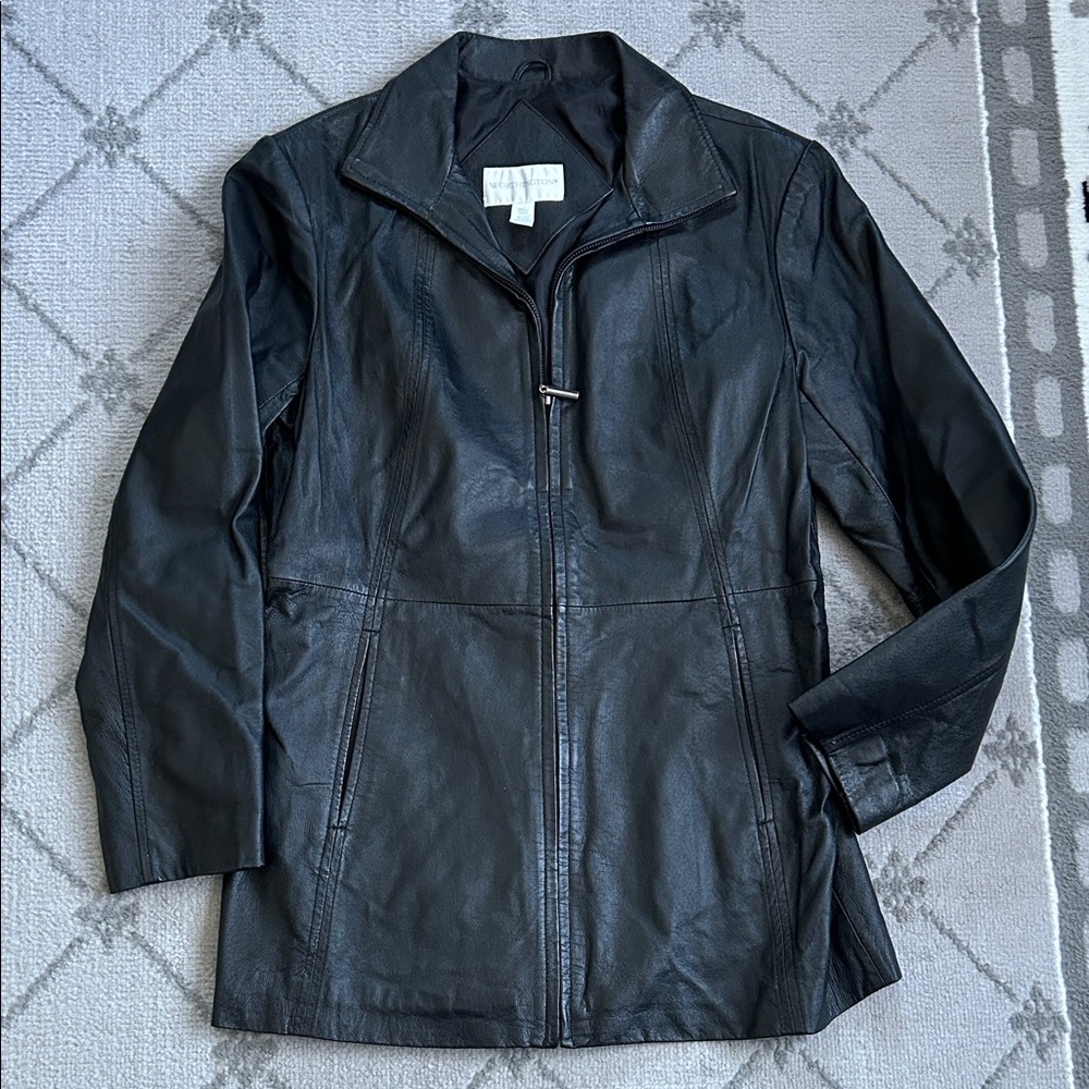 Worthington Black Leather Jacket